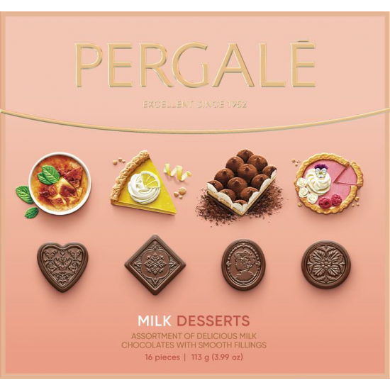 MILK DESSERTS- ASSORTED CHOCOLATES “PERGALĖ” 